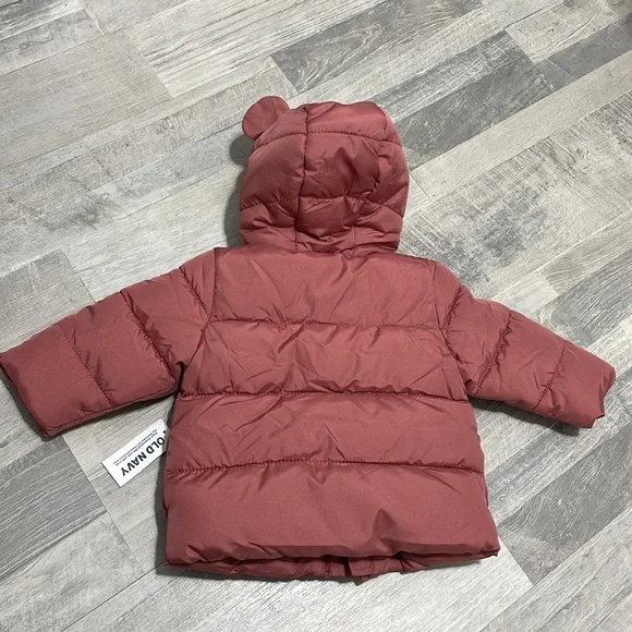 ☀️2/$25-Adorable baby Hooded Puffer Jacket-water resistant - Picture 4 of 7